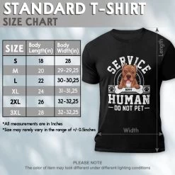 Personalized T-shirt For Dog Lover Service Human Do Not Pet -Gift Series Store Personalized T shirt For Dog Lover Service Human Do Not Pet 26