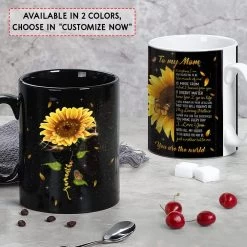 Personalized To My Mom Mug You're The World Sunflower -Gift Series Store Personalized To My Mom Mug Youre The World Sunflower 2 60d3b748 e6ce 460e ae46 71de2f03dd0f