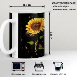Personalized To My Mom Mug You're The World Sunflower -Gift Series Store Personalized To My Mom Mug Youre The World Sunflower 5