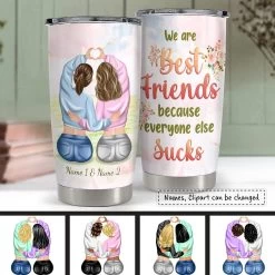 Personalized Tumbler For Best Friend Funny Gifts Soulmate Friendship -Gift Series Store Personalized Tumbler For Best Friend Funny Gifts Soulmate Friendship 2