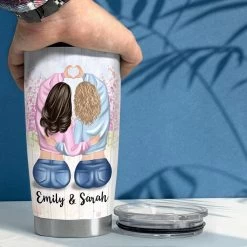 Personalized Tumbler For Sister Friend Funny Gift Custom 2 Peoples -Gift Series Store Personalized Tumbler For Sister Friend Funny Gift Custom 2 Peoples 3