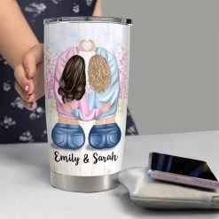 Personalized Tumbler For Sister Friend Funny Gift Custom 2 Peoples -Gift Series Store Personalized Tumbler For Sister Friend Funny Gift Custom 2 Peoples 4