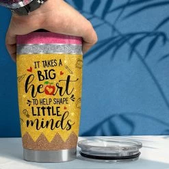 Personalized Tumbler For Teacher Big Heart To Shape Little Minds -Gift Series Store Personalized Tumbler For Teacher Big Heart To Shape Little Minds 4
