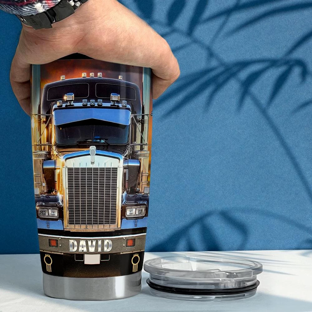 Personalized Tumbler For Trucker Nutrition Facts 7 Personalized Tumbler For Trucker Nutrition Facts - Image 5