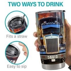 Personalized Tumbler For Trucker Nutrition Facts 15 Personalized Tumbler For Trucker Nutrition Facts -Gift Series Store Personalized Tumbler For Trucker Nutrition Facts 6