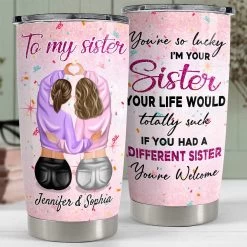 Personalized Tumbler Funny Gifts For Sister Bestie -Gift Series Store Personalized Tumbler Funny Gifts For Sister Bestie 4