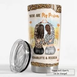 Personalized Tumbler Leopard Style For Bestie Soulmate Friendship -Gift Series Store Personalized Tumbler Leopard Style For Bestie Soulmate Friendship 2