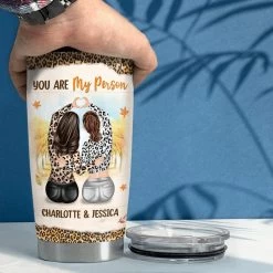 Personalized Tumbler Leopard Style For Bestie Soulmate Friendship -Gift Series Store Personalized Tumbler Leopard Style For Bestie Soulmate Friendship 4