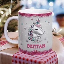 Personalized Unicorn Mug A Girl Who Loves Unicorns -Gift Series Store Personalized Unicorn Mug A Girl Who Loves Unicorns 2