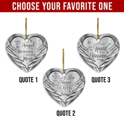 Personalized Memorial Grandma Ornament Custom Photo Ceramic Ornaments 2024 For Grandma Sympathy Gift Loss Of Loved One Ornaments Heart Ornaments -Gift Series Store SJORLIMP05102022003CECI TONGHOP