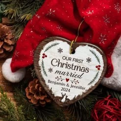 Personalized Our First Christmas Ornament Married Couple Deer Ceramic Ornaments 2024 For Married Couple Lovers Husband Wife Heart Ornaments -Gift Series Store SJORNTT30092022002CEHE mk5 6e936001 0d66 4b38 9e35 5a0345f93948