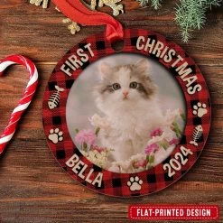 Personalized Cat Ornament First Christmas Custom Photo Wood Ornament 2024 For Kitten Cat Mom Cat Dad Pet Owner Tree Decoration Xmas Gift Ideas 10 Personalized Cat Ornament First Christmas Custom Photo Wood Ornament 2024 For Kitten Cat Mom Cat Dad Pet Owner Tree Decoration Xmas Gift Ideas -Gift Series Store SJORNTTTQ06102022007WO mk3 c9c4513c 1363 4506 83f2 4c4f05493308