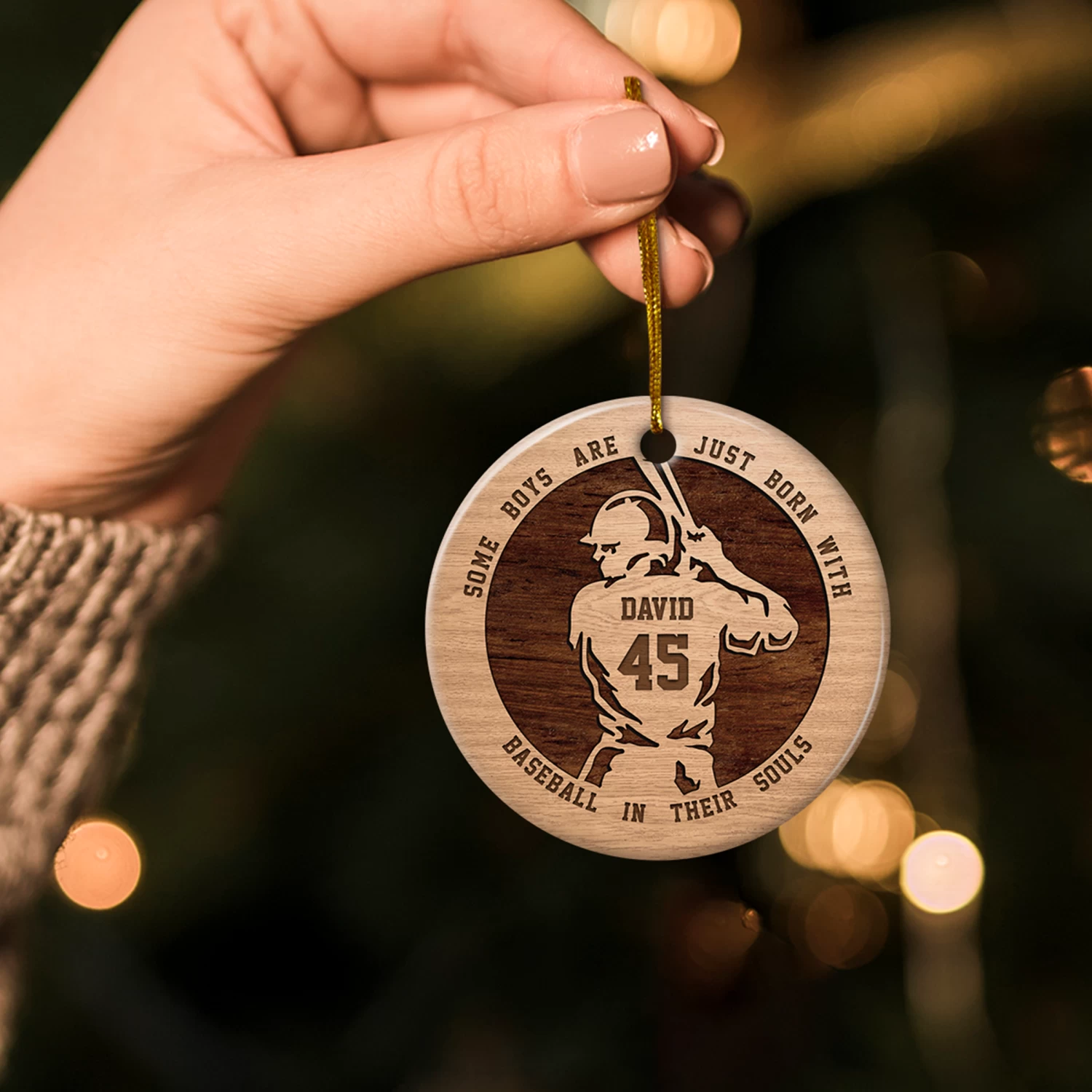 Personalized Baseball Ornament Custom Name Ceramic Ornaments 2024 For Boys Boyfriends Baseball Lovers Christmas Tree Decoration Circle Ornaments 5 Personalized Baseball Ornament Custom Name Ceramic Ornaments 2024 For Boys Boyfriends Baseball Lovers Christmas Tree Decoration Circle Ornaments - Image 3