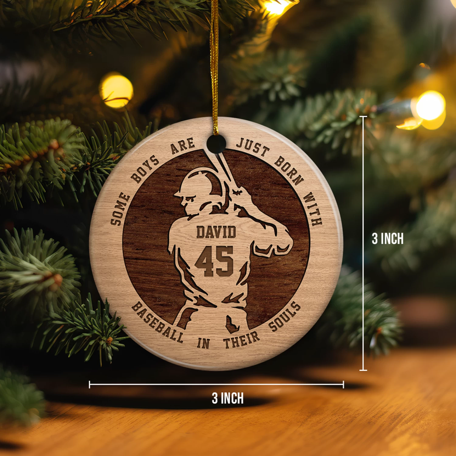 Personalized Baseball Ornament Custom Name Ceramic Ornaments 2024 For Boys Boyfriends Baseball Lovers Christmas Tree Decoration Circle Ornaments 6 Personalized Baseball Ornament Custom Name Ceramic Ornaments 2024 For Boys Boyfriends Baseball Lovers Christmas Tree Decoration Circle Ornaments - Image 4