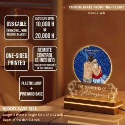 Star Map We Decided On Forever Personalized Led Night Light For Couple -Gift Series Store Star Map We Decided On Forever Personalized Led Night Light For Couple 5