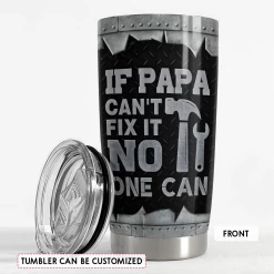 Personalized Dad Tumbler Funny Gifts Metallic Style Father's Day Gift -Gift Series Store TBLIHT01082022012ASJ mk3