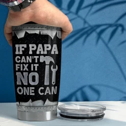 Personalized Dad Tumbler Funny Gifts Metallic Style Father's Day Gift -Gift Series Store TBLIHT01082022012ASJ mk5