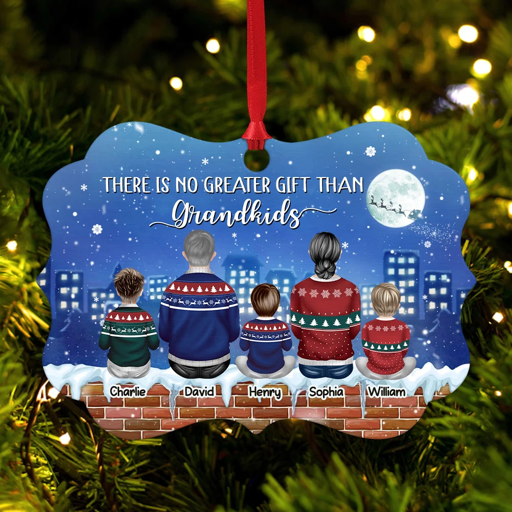 There Is No Greater Gift Than Grandkids Personalized Ornament 6 There Is No Greater Gift Than Grandkids Personalized Ornament - Image 4