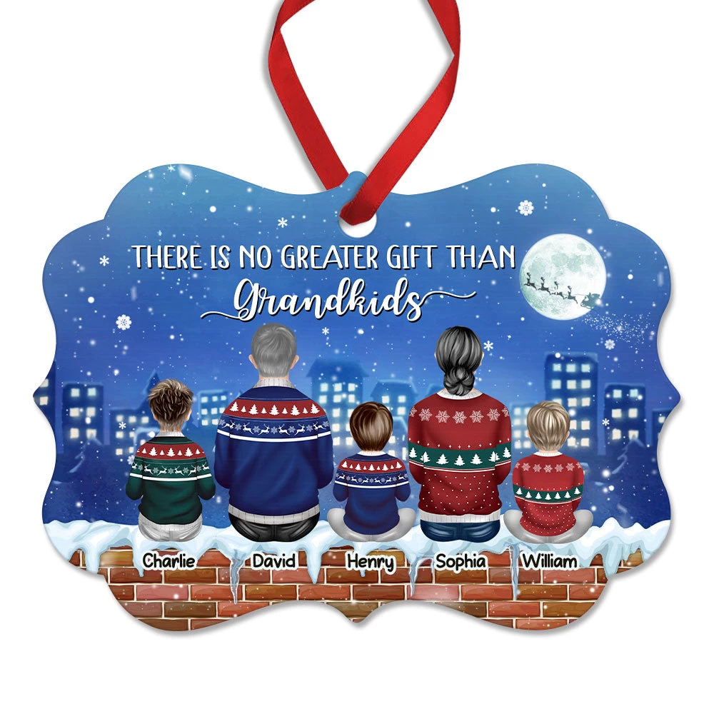 There Is No Greater Gift Than Grandkids Personalized Ornament 3 There Is No Greater Gift Than Grandkids Personalized Ornament