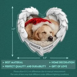 You Are Always In My Heart Personalized Photo Ornament -Gift Series Store You Are Always in My Heart Personalized Photo Ornament 5