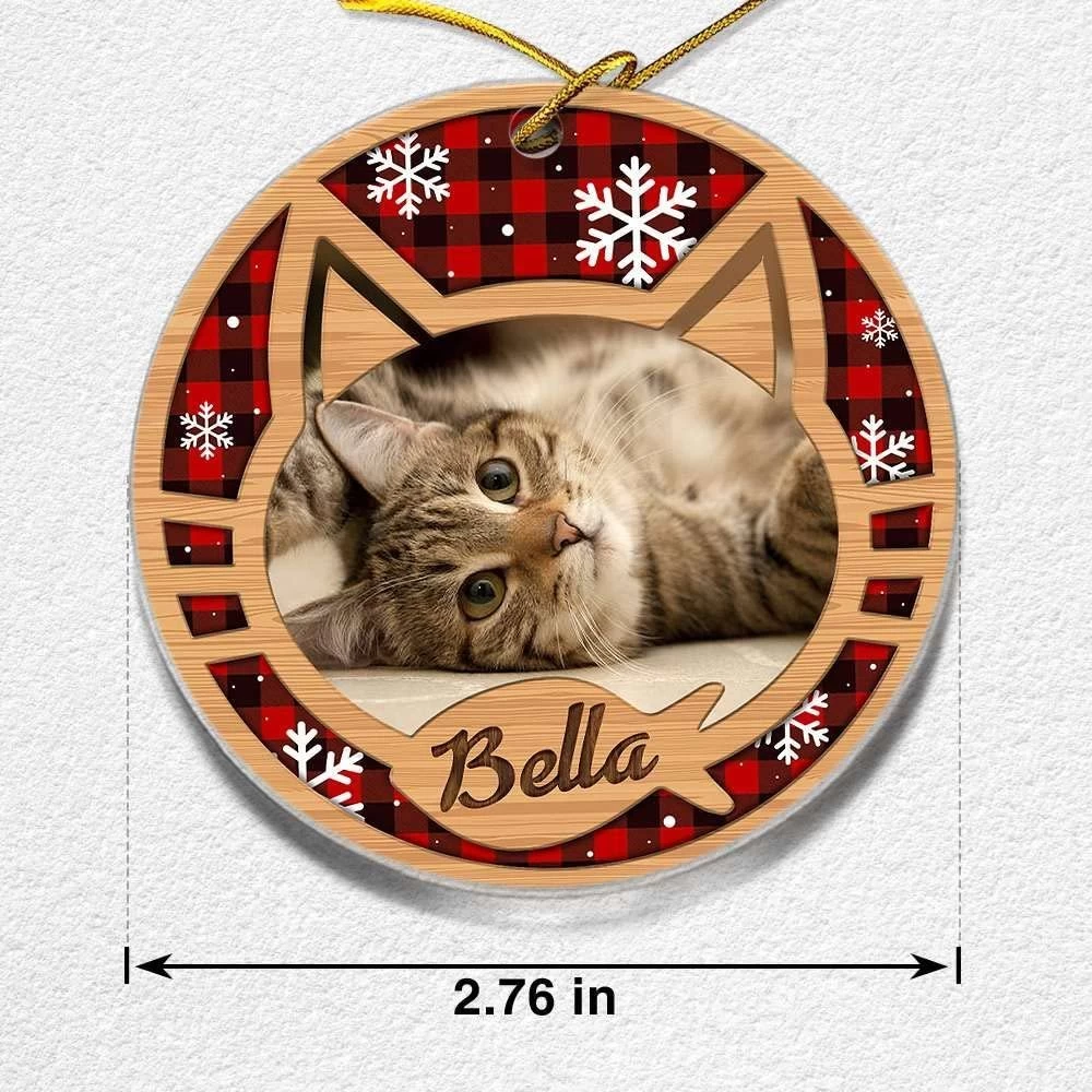 Personalized Acrylic Cat Ornaments Cat Custom Photo 8 Personalized Acrylic Cat Ornaments Cat Custom Photo - Image 6