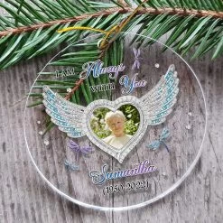 Personalized Acrylic Memorial Ornament Angel Wings Jewelry -Gift Series Store personalized acrylic memorial ornament angel wings jewelry pt03