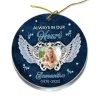 Personalized Acrylic Memorial Ornament Angel Wings -Gift Series Store personalized acrylic memorial ornament angel wings main