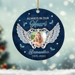 Personalized Acrylic Memorial Ornament Angel Wings -Gift Series Store personalized acrylic memorial ornament angel wings pt04