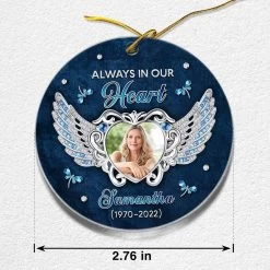 Personalized Acrylic Memorial Ornament Angel Wings -Gift Series Store personalized acrylic memorial ornament angel wings pt05
