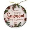 Personalized Acrylic Ornament First Xmas Engaged