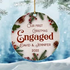 Personalized Acrylic Ornament First Xmas Engaged -Gift Series Store personalized acrylic ornament first xmas engaged pt02 85ef4a2a d8af 414c ab5e d1cb77e93bf4