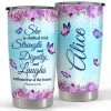 Personalized Bible Faith Tumbler Butterfly Inspiration Gift For Girl -Gift Series Store personalized bible faith tumbler butterfly inspiration gift for girl main