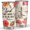 Personalized Bible Tumbler Christian Art My Hope Is In You -Gift Series Store personalized bible tumbler christian art my hope is in you main