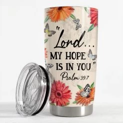 Personalized Bible Tumbler Christian Art My Hope Is In You -Gift Series Store personalized bible tumbler christian art my hope is in you pt02