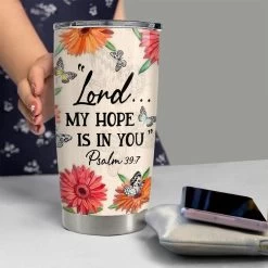 Personalized Bible Tumbler Christian Art My Hope Is In You -Gift Series Store personalized bible tumbler christian art my hope is in you pt04