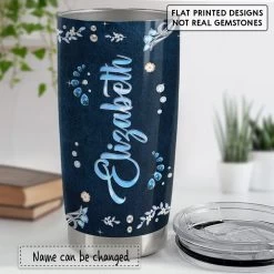 Personalized Blue Butterfly Tumbler Jewelry Drawing For Animal Lover -Gift Series Store personalized blue butterfly tumbler jewelry drawing for animal lover pt02