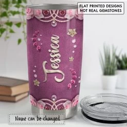 Personalized Butterfly Tumbler Coffee Jewelry Style -Gift Series Store personalized butterfly tumbler coffee jewelry style pt02