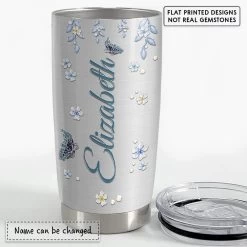 Personalized Butterfly Tumbler Jewelry Drawing For Animal Lover -Gift Series Store personalized butterfly tumbler jewelry drawing for animal lover pt02