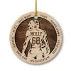 Personalized Ceramic Football Ornament Custom Name 2 Personalized Ceramic Football Ornament Custom Name -Gift Series Store personalized ceramic football ornament custom name main