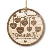 Personalized Ceramic Grandparents And Grandkids Ornament 1 Personalized Ceramic Grandparents And Grandkids Ornament -Gift Series Store personalized ceramic grandparents and grandkids ornament main