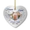 Personalized Ceramic Memorial Ornament Angel Wing Jewelry Style -Gift Series Store personalized ceramic memorial ornament angel wing jewelry style main