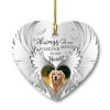Personalized Ceramic Memorial Ornament Angel Wings Dog 2 Personalized Ceramic Memorial Ornament Angel Wings Dog -Gift Series Store personalized ceramic memorial ornament angel wings dog main