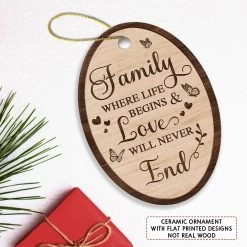 Personalized Ceramic Ornament Family Ornament Christmas 12 Personalized Ceramic Ornament Family Ornament Christmas -Gift Series Store personalized ceramic ornament family ornament christmas pt03