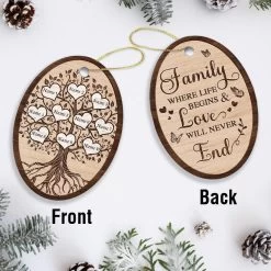 Personalized Ceramic Ornament Family Ornament Christmas 13 Personalized Ceramic Ornament Family Ornament Christmas -Gift Series Store personalized ceramic ornament family ornament christmas pt04