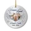 Personalized Ceramic Ornament Memorial Angel Wing -Gift Series Store personalized ceramic ornament memorial angel wing main