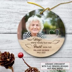 Personalized Ceramic Ornament Memorial Grandma Christmas -Gift Series Store personalized ceramic ornament memorial grandma christmas pt02