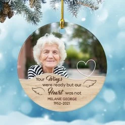 Personalized Ceramic Ornament Memorial Grandma Christmas -Gift Series Store personalized ceramic ornament memorial grandma christmas pt04