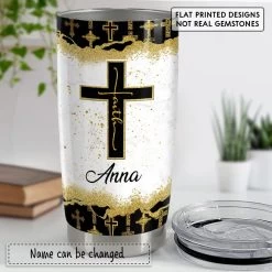 Personalized Christian Tumbler Bible Marble Glitter Inspiration Gift -Gift Series Store personalized christian tumbler bible marble glitter inspiration gift pt04