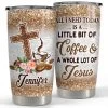 Personalized Coffee Tumbler Jesus And Coffee Faith Glitter Gifts Idea 1 Personalized Coffee Tumbler Jesus And Coffee Faith Glitter Gifts Idea -Gift Series Store personalized coffee tumbler jesus and coffee faith glitter gifts idea main