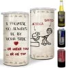 Personalized Couple Can Cooler Funny Valentine Gift Husband Wife -Gift Series Store personalized couple can cooler funny valentine gift husband wife main